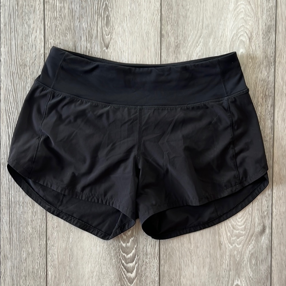 Lululemon mid rise speed shorts